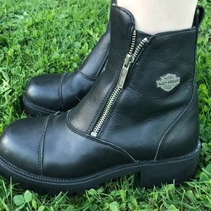 Vintage Harley Davidson Biker Boots